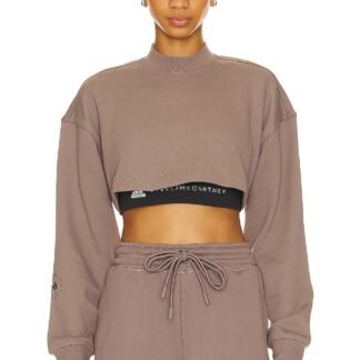 Truecasuals Cropped Sportswear Sweatshirt
