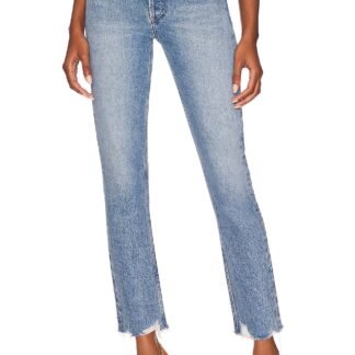 Riley High Rise Straight Crop