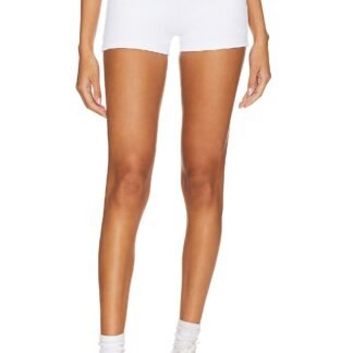 Goddess Ribbed High Waist Hot Short