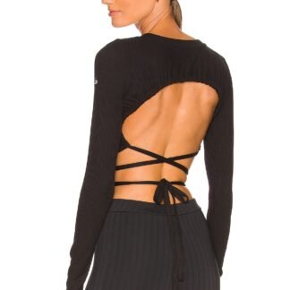 Ribbed Wrap It Up Top