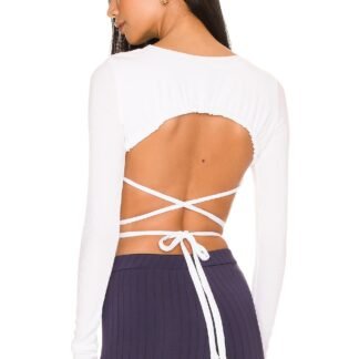 Ribbed Wrap It Up Top