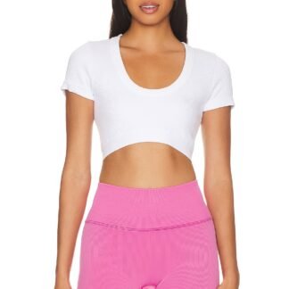 Seamless Ribbed Serene Short Sleeve Top
