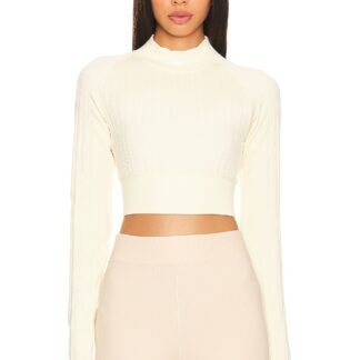 Seamless Cable Knit Top