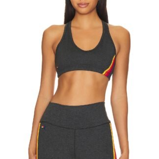5 Stripe V Cut Sports Bra
