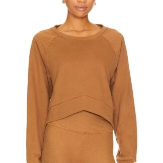 Uplift Cropped Pullover Sweatshirt