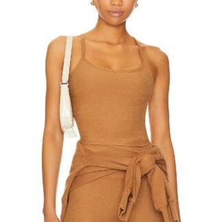 Spacedye Slim Racerback Cropped Tank