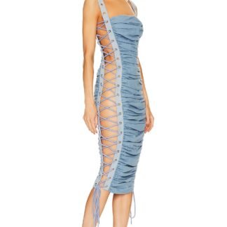 Britney Denim Midi Dress