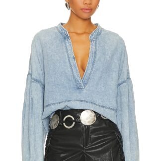 Jude Denim Pullover In Vintage Indigo