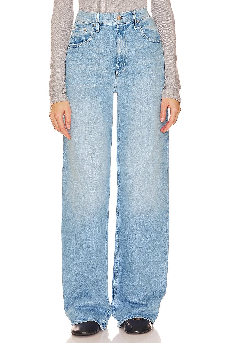 High Waisted Spinner Zip Heel