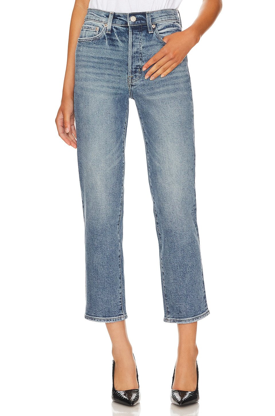 Charlie High Rise Classic Straight Ankle