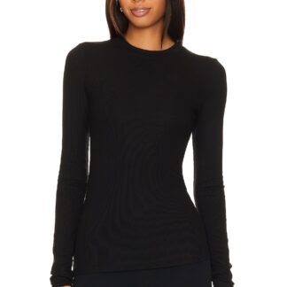 Louise Rib Long Sleeve Top