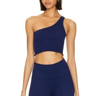 Luna One Shoulder Crop Tank