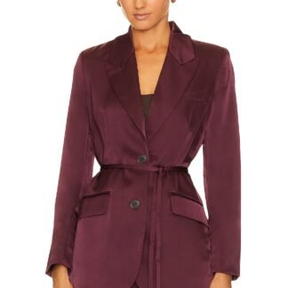 Soft Blazer With Sash