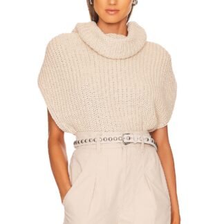 Sleeveless Turtleneck Sweater