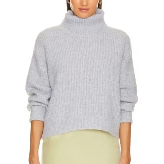 Vida Boucle Turtleneck Pullover Sweater