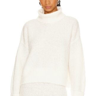 Vida Boucle Turtleneck Pullover Sweater