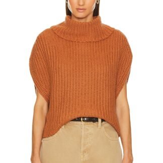 Cate Sleeveless Turtleneck Sweater