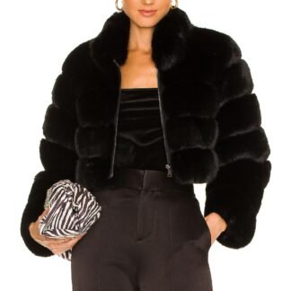 Faux Fox Fur Jacket