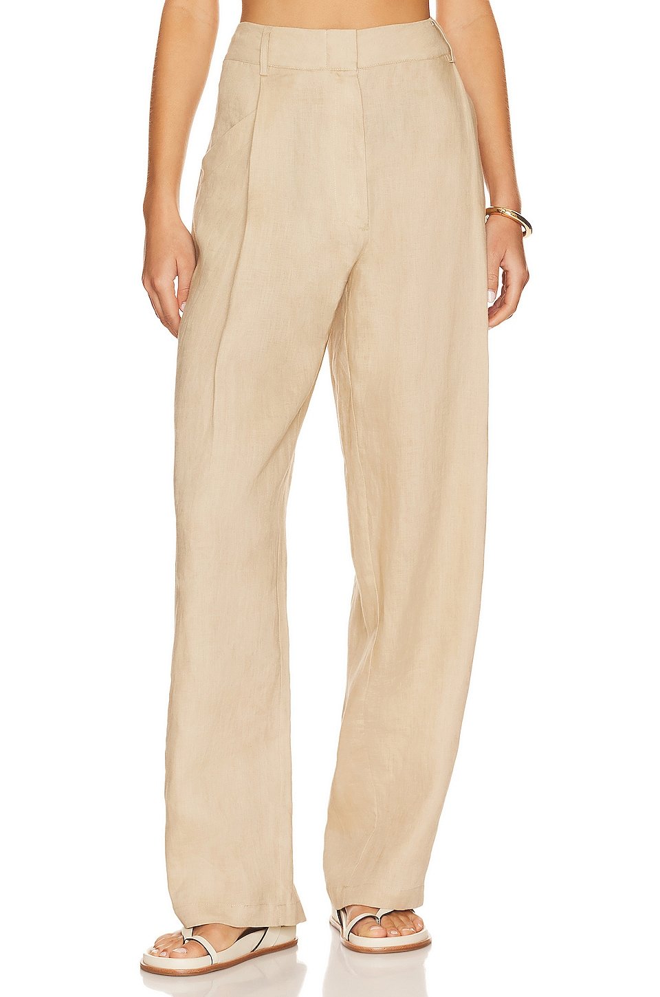 Linen Highrise Trousers