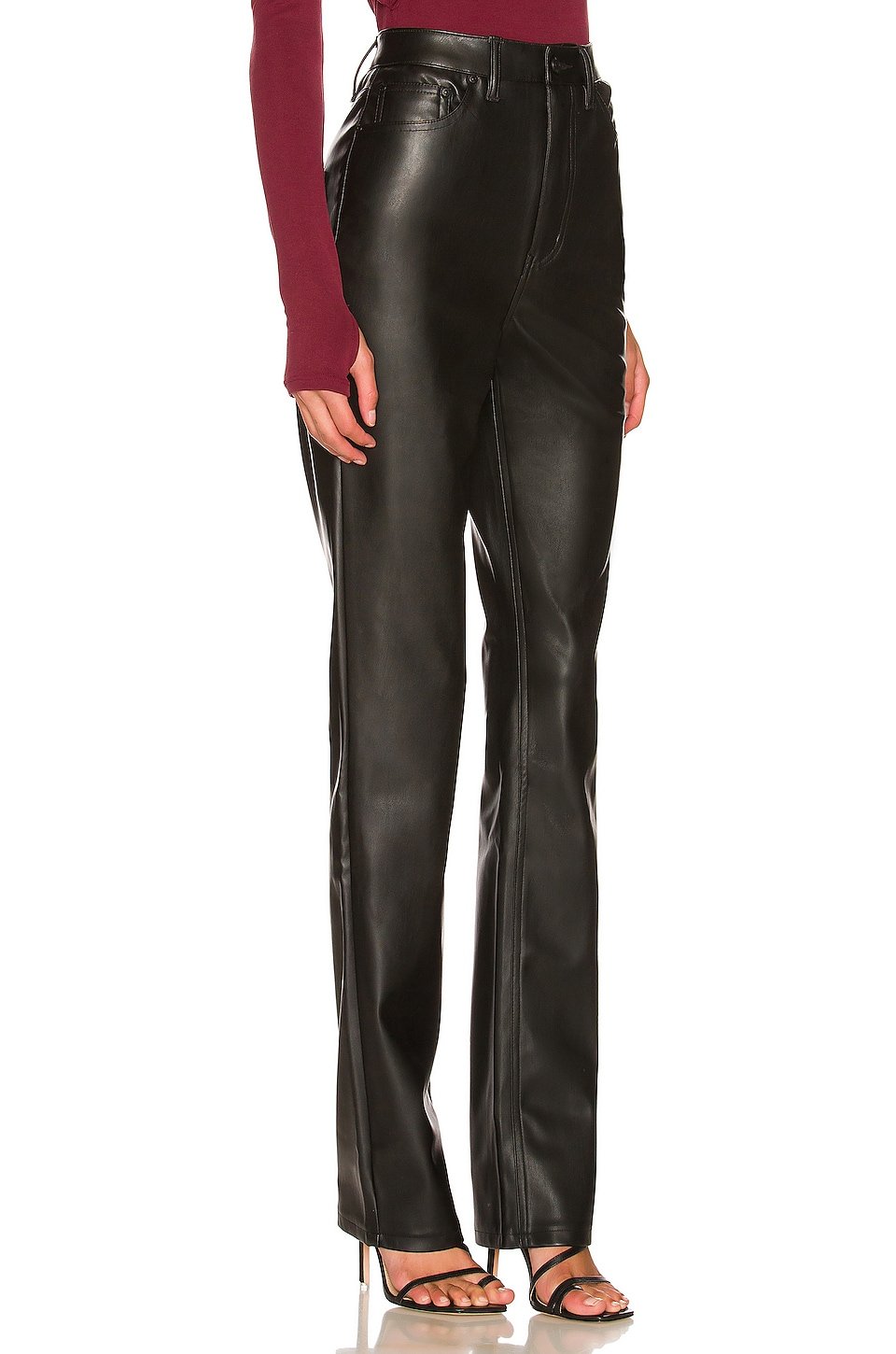 Heston Faux Leather Pant - Image 2