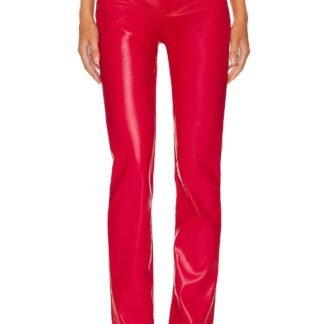Faux Leather Heston Straight Leg Pants