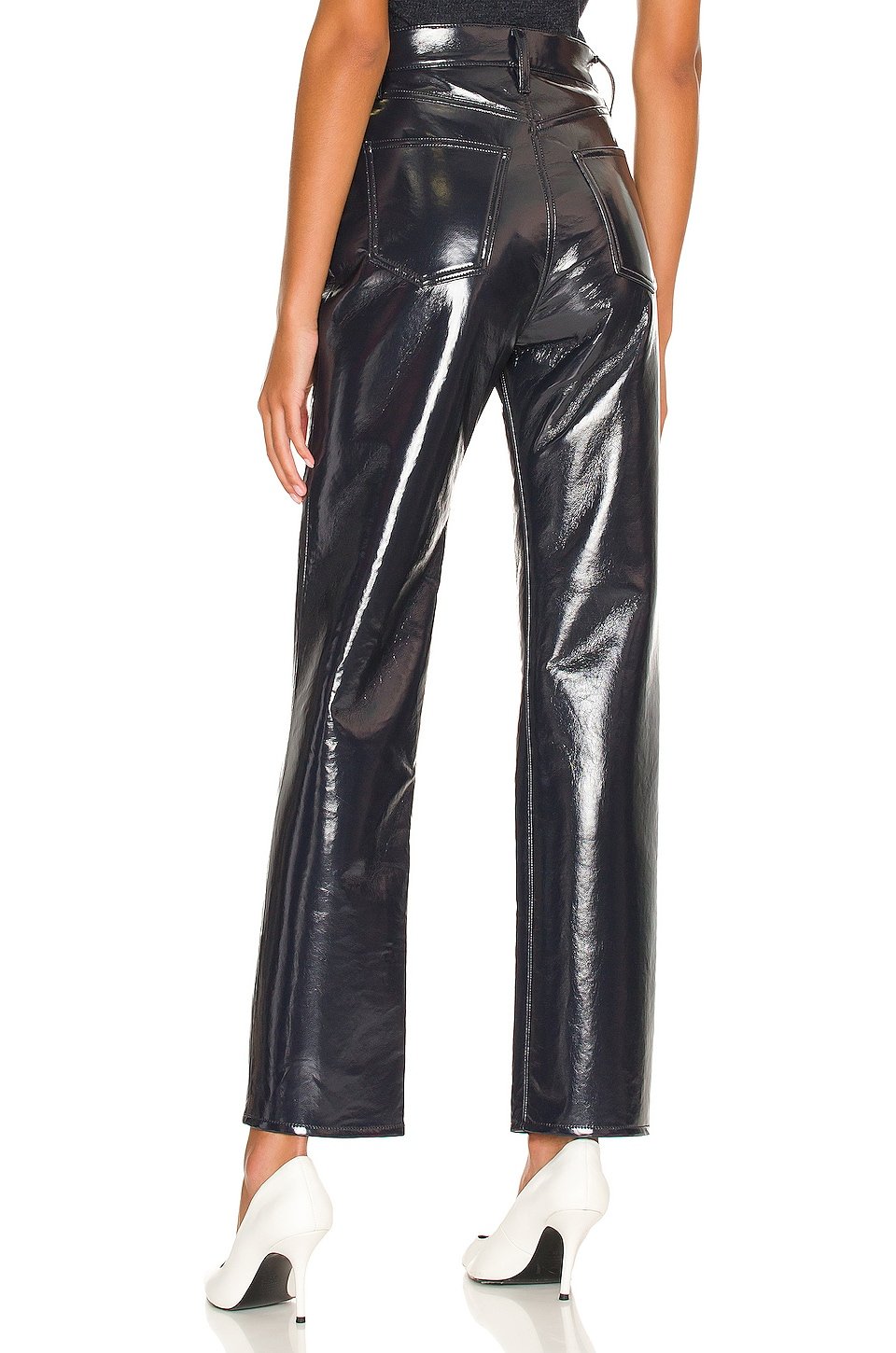 Recycled Leather 90s Pinch Waist - Image 3