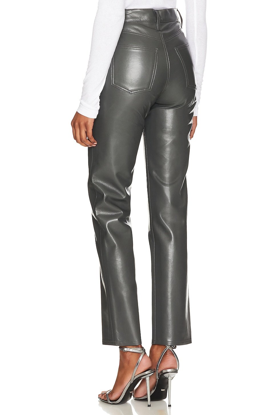 Recycled Leather 90s Pinch Waist - Image 3