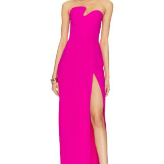 X Revolve Strapless Puzzle Gown
