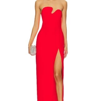 X REVOLVE Strapless Puzzle Gown