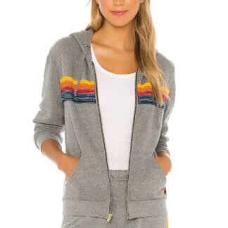 5 Stripe Zip Hoodie