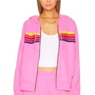 5 Stripe Zip Hoodie
