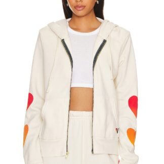 Heart Fade 4 Zip Hoodie
