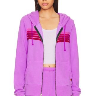5 Stripe Zip Hoodie