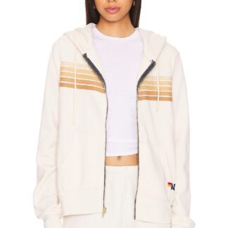 5 Stripe Zip Hoodie