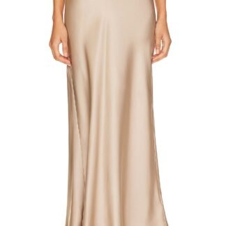 Bar Silk Maxi Skirt