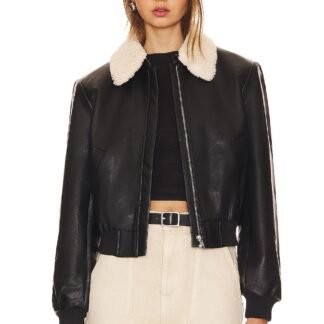 Trudy Faux Leather Jacket