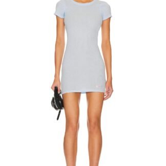 Short Sleeve Crewneck Dress