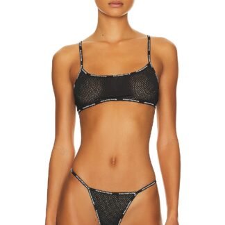 Classic Bandeau Bra With Logo Elastic Binding