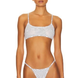 Classic Bandeau Bra With Logo Elastic Binding