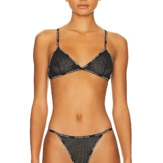 Triangle Bra With Logo Elastic Binding