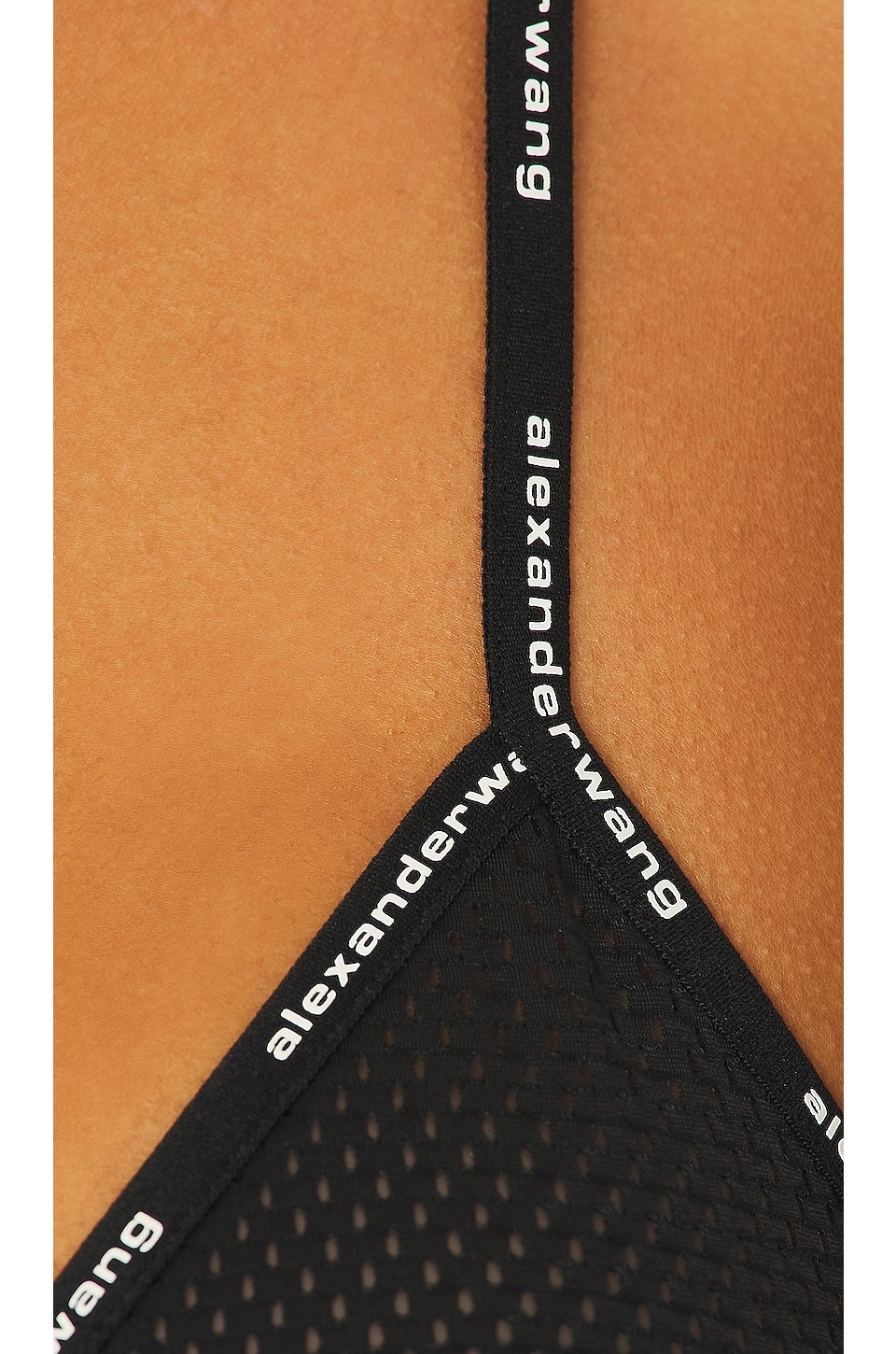 Triangle Bra With Logo Elastic Binding - Image 5