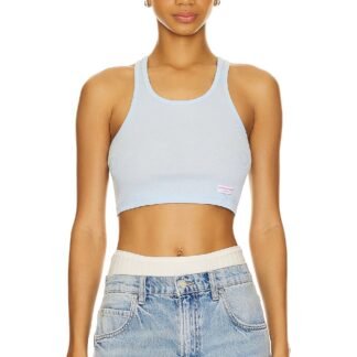 Cropped Classic Racer Tank