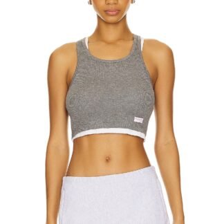 Cropped Classic Racer Tank