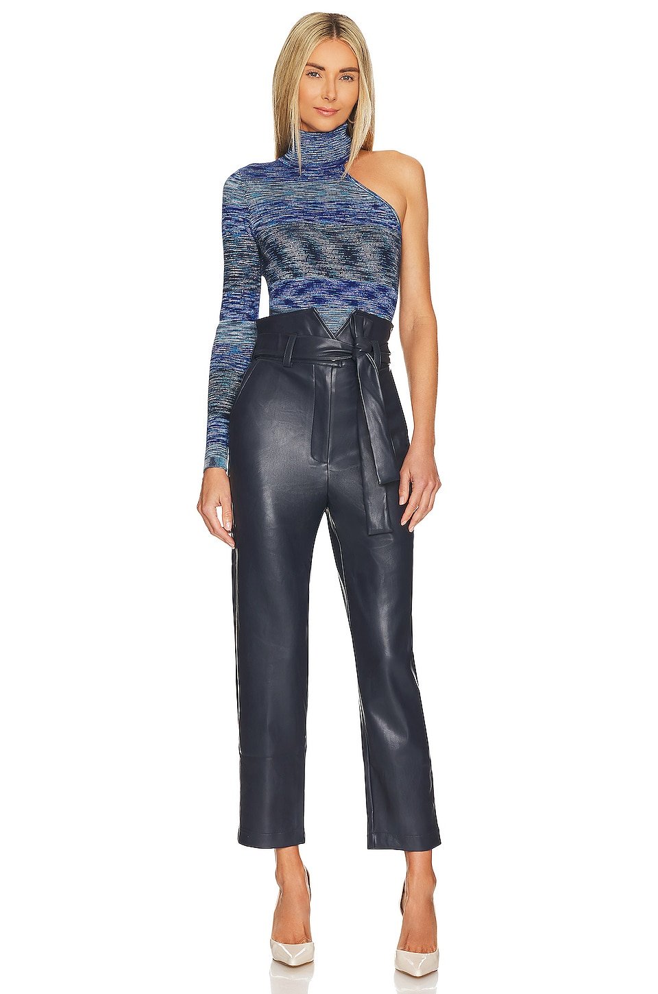Debbie Faux Leather Pant - Image 4