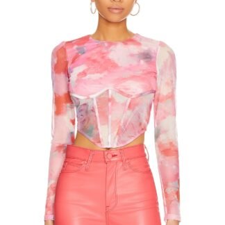 Lena Mesh Corset Top