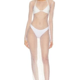 Champagne Nights Mesh Dress