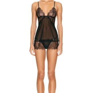 Peony Chemise and Thong Set