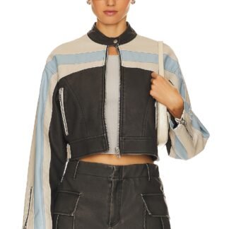 Light Speed Faux Leather Jacket