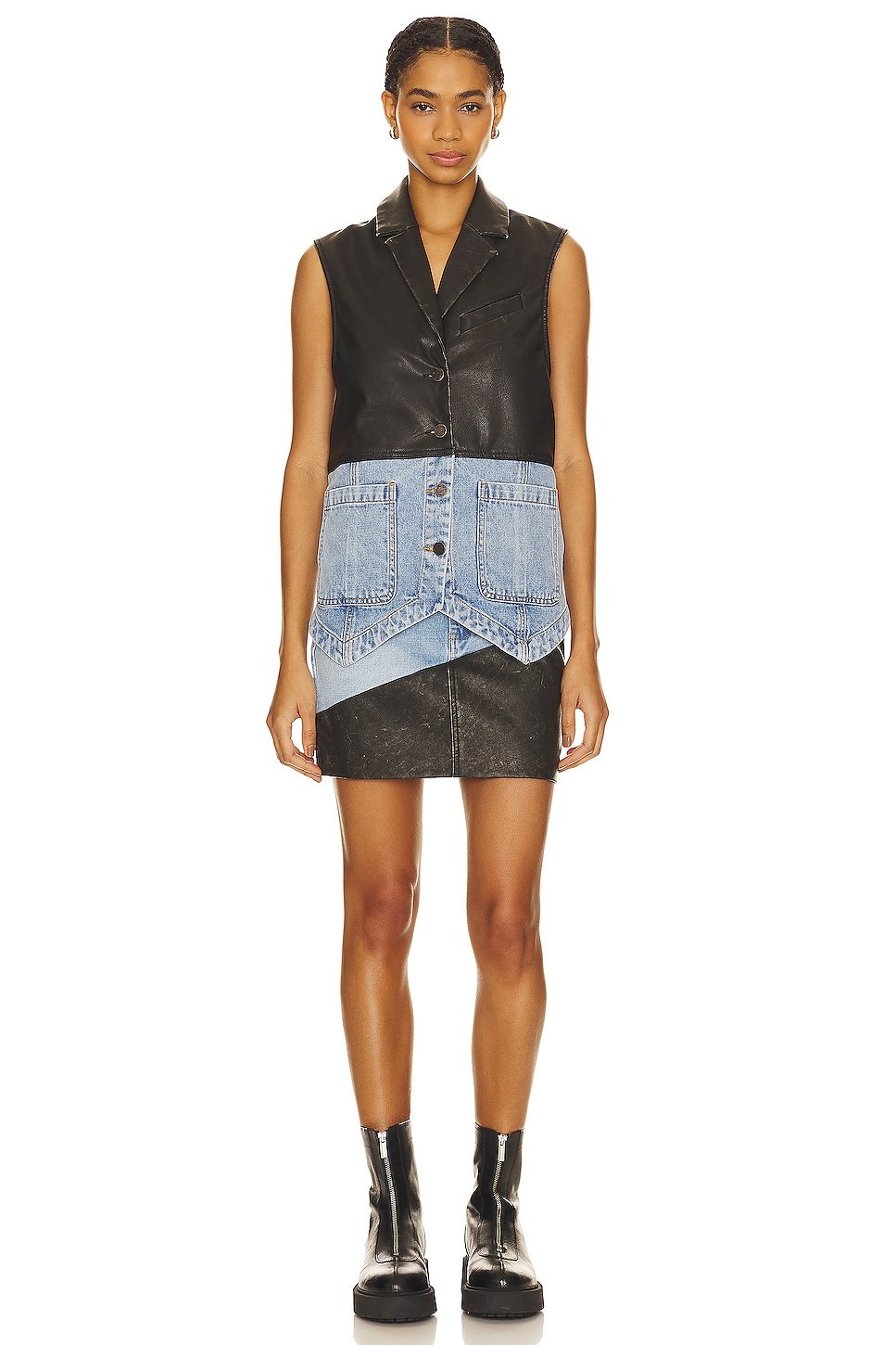 Denim Mini Skirt - Image 4