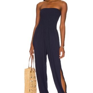 Strapless Jersey Jumpsuit